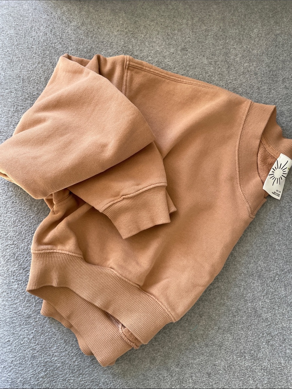 Aerie Offline Cropped V-Neck Sweatshirt XS
